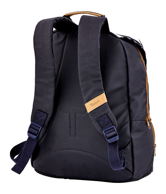 Petit Bateau x Tann's child's backpack SMOKING blue/BRINDILLE brown/MARSHMALLOW