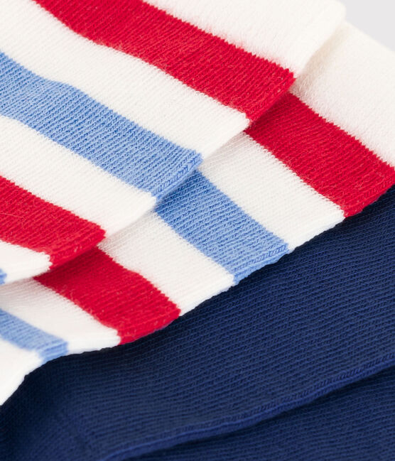 Children's Cotton Jersey Striped Socks - 2-Pack variante 1
