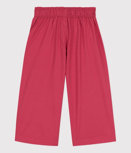 Girls' Cotton Serge Trousers PAPI pink