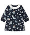 Baby Girls' Long-Sleeved Print Dress SMOKING blue/MULTICO white