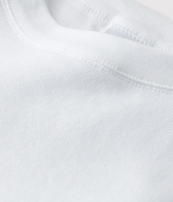 Women's Iconic Cotton Round Neck T-Shirt ECUME white