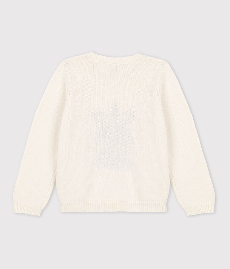 Boys' Wool/Cotton Pullover white/multicolor