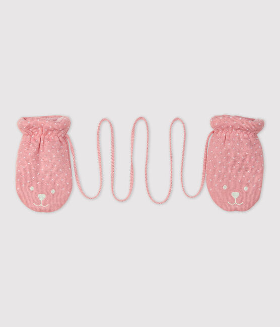 Babies' Microfleece-Lined Mittens CHARME pink