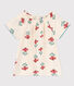 Girls' Floral Cotton Gauze Blouse