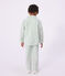 Children's long-sleeved plain cotton shirt SPRAY blue