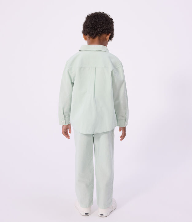 Children's long-sleeved plain cotton shirt SPRAY