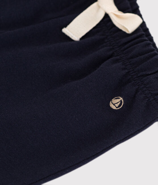 Babies' Lightweight Jersey Shorts SMOKING blue