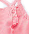 Girls' One-Piece Swimsuit GROSEILLER pink/MARSHMALLOW white