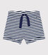Babies' Stripy Slub Jersey Shorts