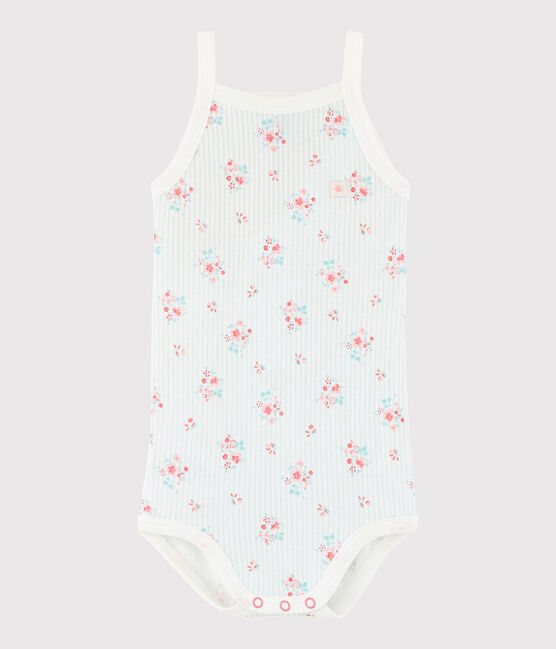 Baby Girls' Strappy Bodysuit MARSHMALLOW white/MULTICO white