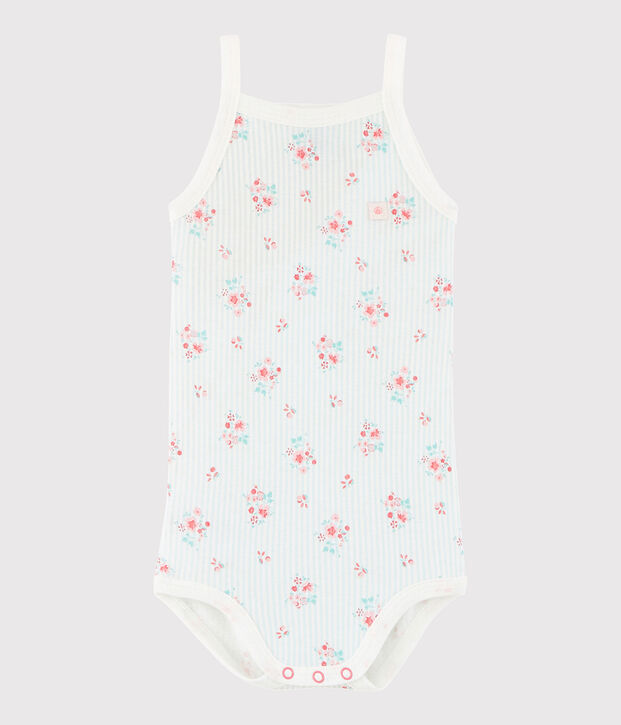 Baby Girls' Strappy Bodysuit white/multicolor