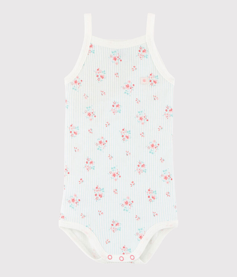 Baby Girls' Strappy Bodysuit white/multicolor