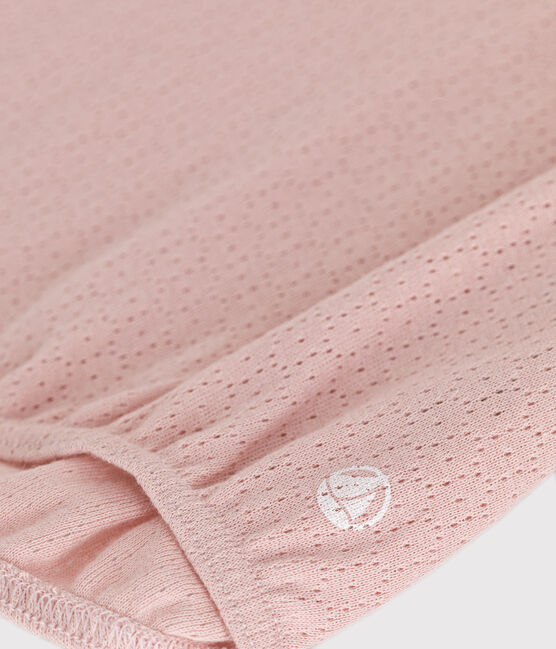 Babies' Short Cotton Playsuit SALINE pink