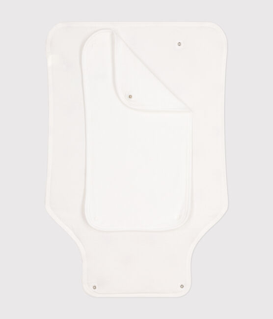 Babies' cotton changing mat MARSHMALLOW white/TERKUIT red