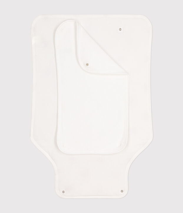 Babies' cotton changing mat white/red