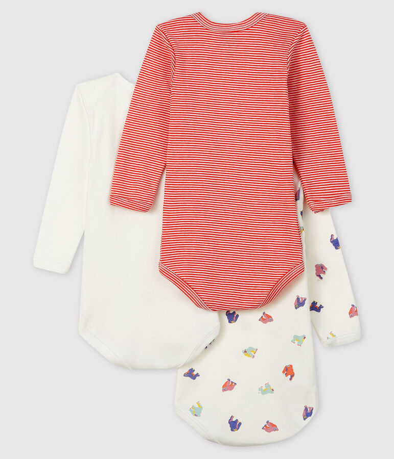 Baby Boys' Long-Sleeved Bodysuit - 3-Piece Set multicolor