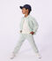 Children's cotton and linen trousers SPRAY blue