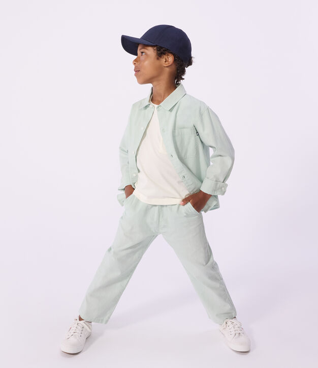 Children's cotton and linen trousers SPRAY