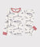Boys' Toile de Jouy Paris Cotton Pyjamas MARSHMALLOW white/MEDIEVAL blue