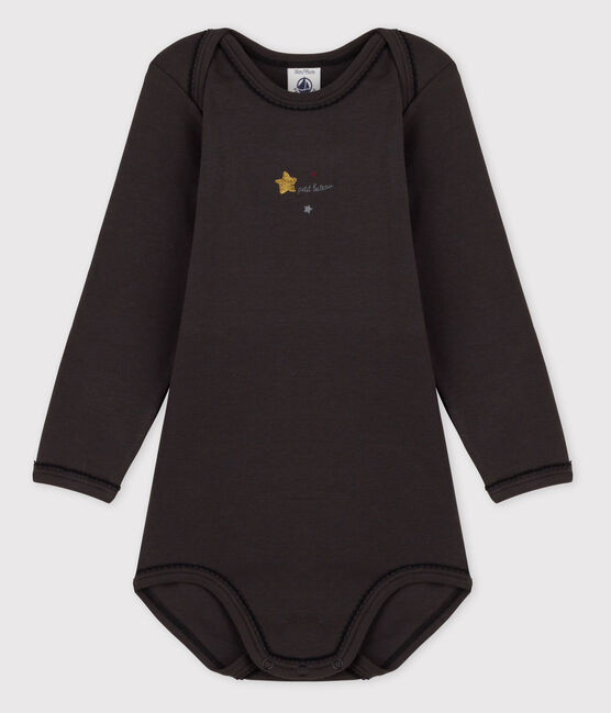 Baby Girls' Long-Sleeved Bodysuit CAPECOD grey