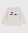 Children's unisex cotton sweatshirt BELUGA CHINE grey