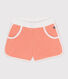 Children's plain cotton terry shorts