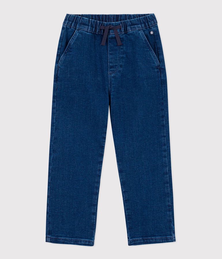 Children's denim trousers green