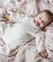 Baby Girls' Long Ribbed Jumpsuit MARSHMALLOW white/MULTICO white