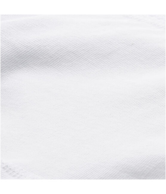 Girl's plain shorty ECUME white