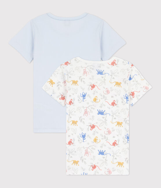 Girls' Short-sleeved Cotton T-Shirt - 2-Pack variante 1