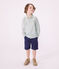 Children's long-sleeved stripy cotton shirt PAUL /ECUME