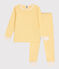 Babies' stripy tube knit pyjamas ORGE /AVALANCHE