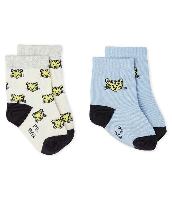 Set of 2 pairs of socks for baby boys variante 1