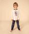 Children's Unisex Velour Pyjamas SMOKING blue/MULTICO white