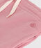 Children's jogging bottoms in plain cotton CHARME pink