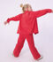 Children's jacket in plain cotton red