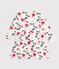 Children's sleeveless cotton dress with flowers Ecru/multicolor