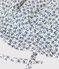 Babies' Blue Floral Cotton Gauze Sun Hat AVALANCHE /INCOGNITO