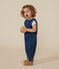 Babies' Sleeveless Denim Jumpsuit BLEU DELAVE blue