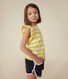 Girls' Stripy Slub Jersey T-shirt