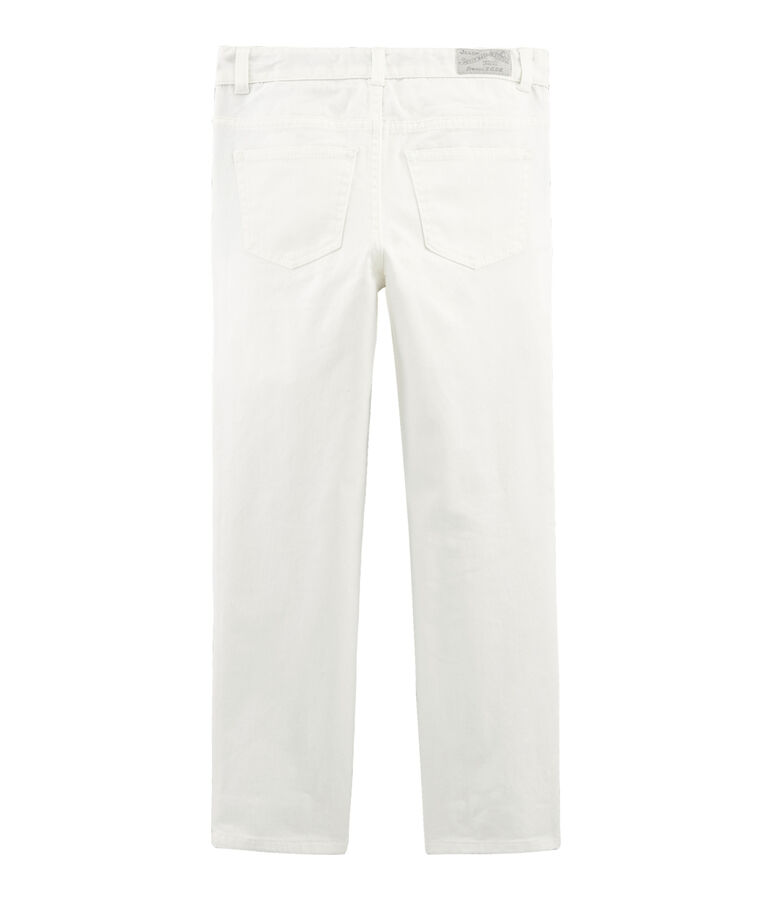 Boys' Trousers MARSHMALLOW white