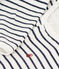 Stripy Cotton Bodyjama MARSHMALLOW white/SMOKING blue