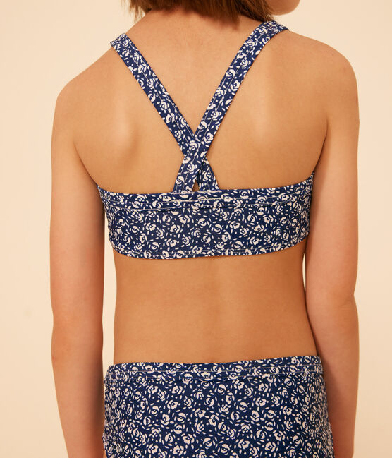 Girls' Two-Piece Printed Swimsuit INCOGNITO /MARSHMALLOW