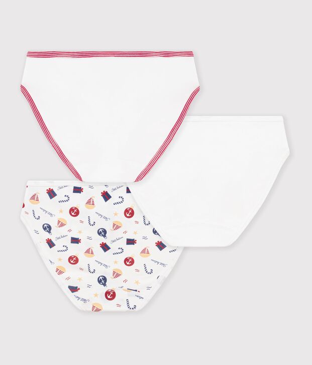 Lot de 3 culottes  en coton multicolor