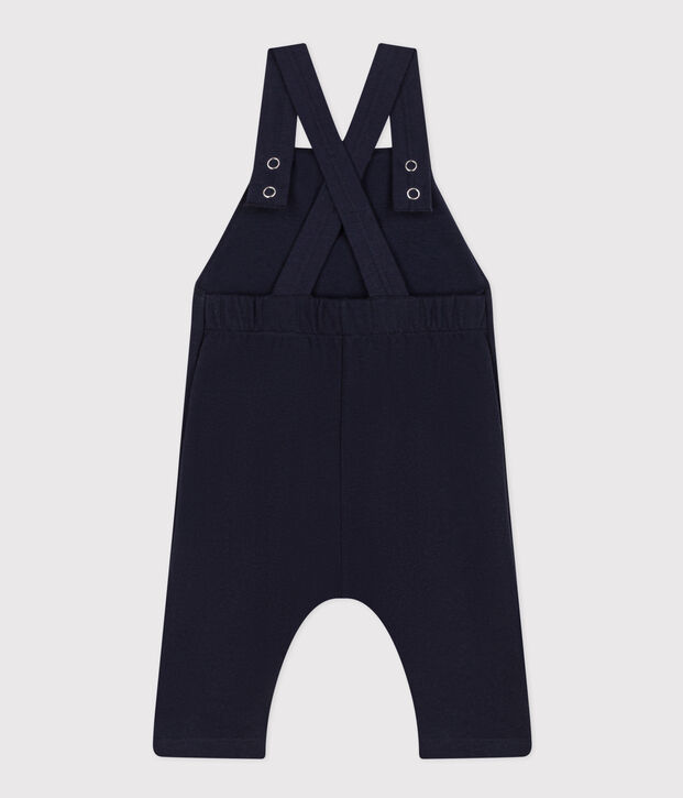 Babies' Thick Jersey Dungarees SMOKING