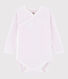 Baby Girls' Long-Sleeved Wrapover Bodysuit