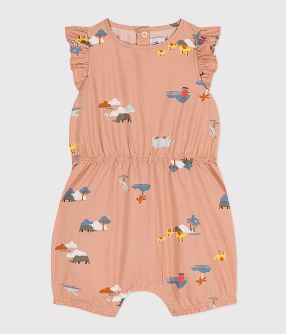 Babies' Printed Poplin Playsuit VINTAGE /MULTICO