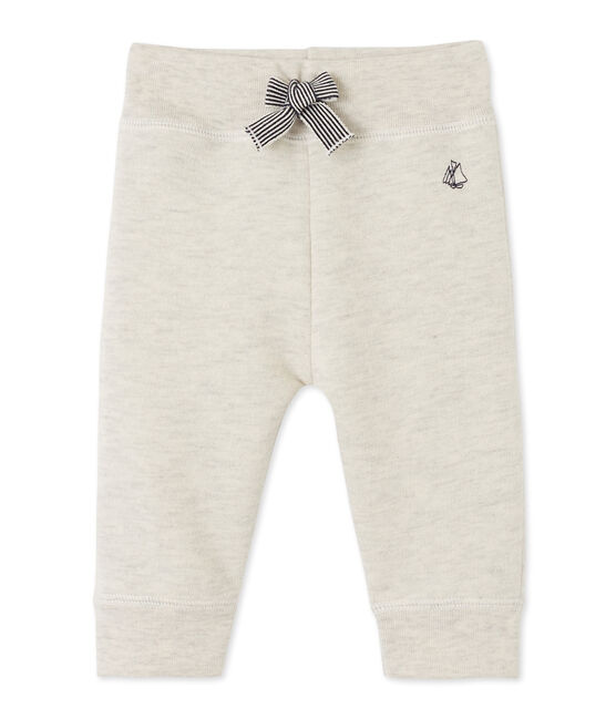 Baby boy's fleece jogging pants MONTELIMAR CHINE grey