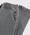 Boys' Eco-Friendly Regular Denim Trousers GRIS grey