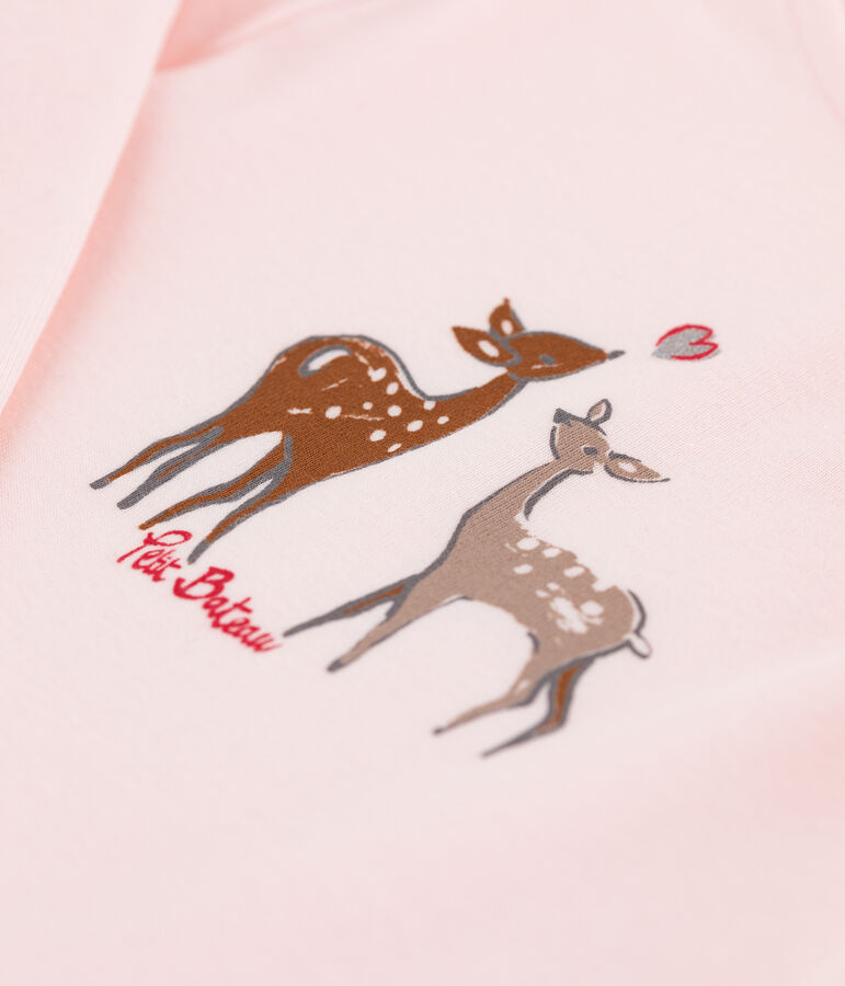 Girls' Screen Printed T-Shirt pink